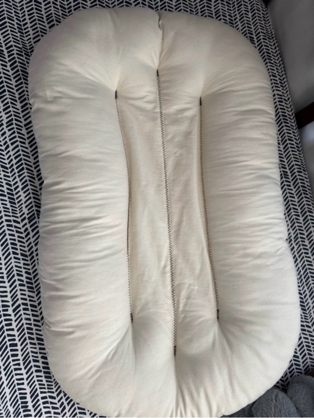 Snuggle Me Organic Cream Infant Lounger